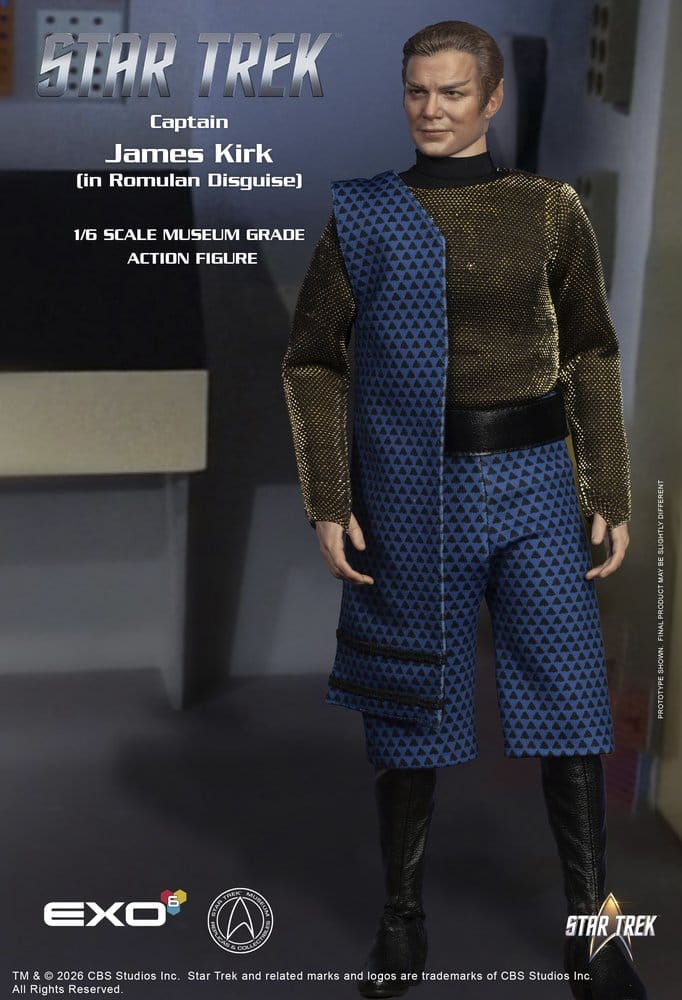 Raumschiff Enterprise Actionfigur 1/6 Captain James T. Kirk (Romulan Disguise) 29 cm - Preorder - ETA: 25.02.2027