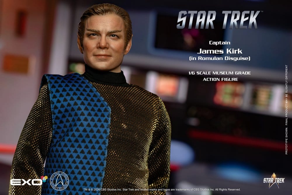 Raumschiff Enterprise Actionfigur 1/6 Captain James T. Kirk (Romulan Disguise) 29 cm - Preorder - ETA: 25.02.2027