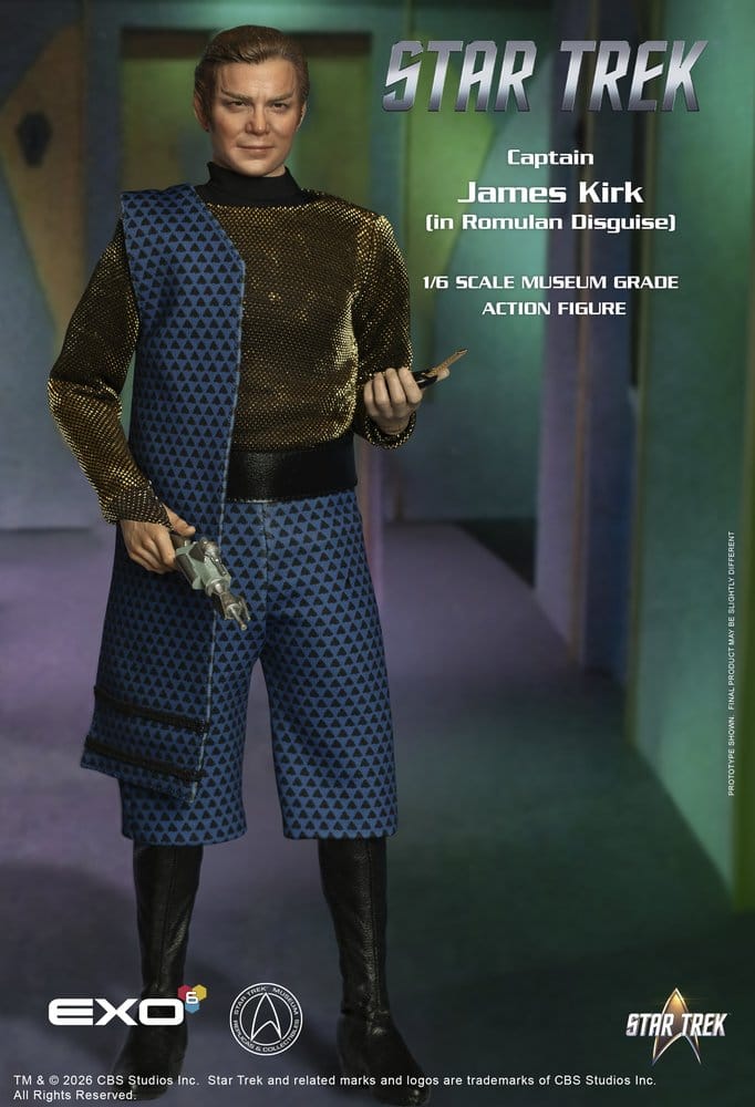 Raumschiff Enterprise Actionfigur 1/6 Captain James T. Kirk (Romulan Disguise) 29 cm - Preorder - ETA: 25.02.2027