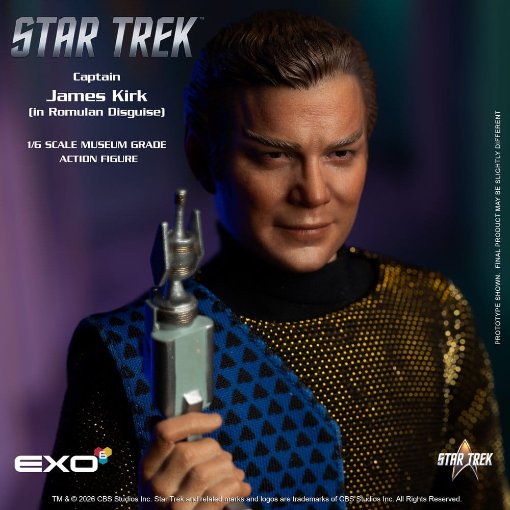 Raumschiff Enterprise Actionfigur 1/6 Captain James T. Kirk (Romulan Disguise) 29 cm - Preorder - ETA: 25.02.2027