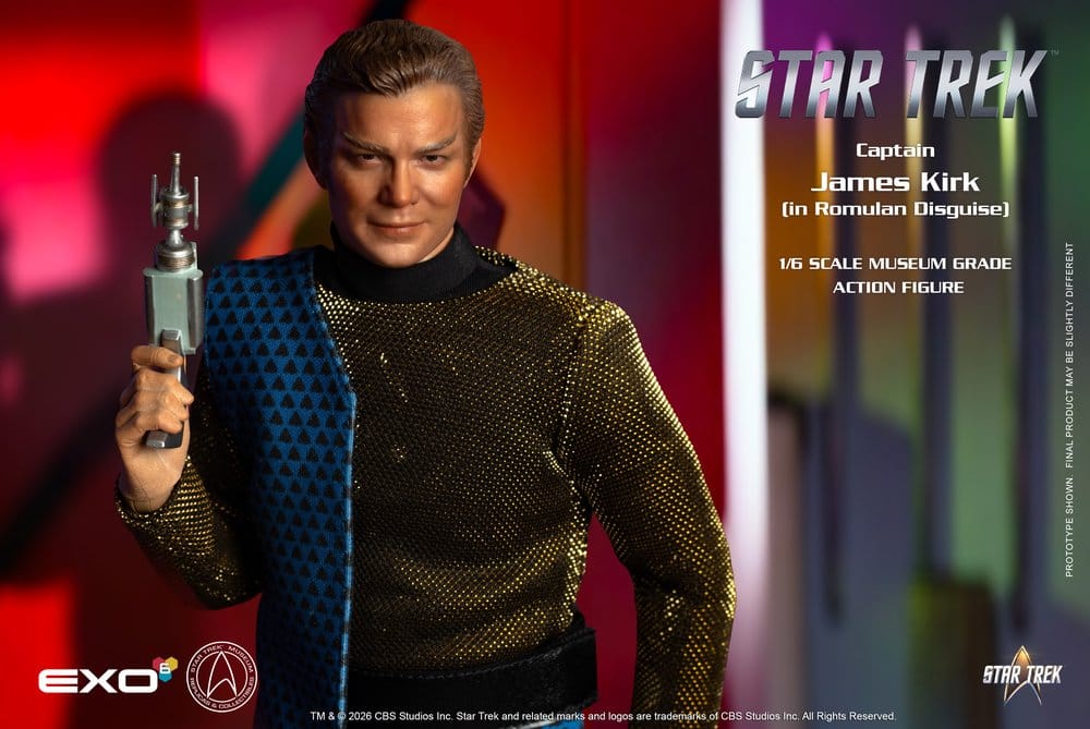 Raumschiff Enterprise Actionfigur 1/6 Captain James T. Kirk (Romulan Disguise) 29 cm - Preorder - ETA: 25.02.2027