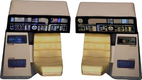 Star Trek: The Next Generation Replik 1/6 Enterprise-D Bridge Consoles Set - Preorder - ETA: 28.12.2026