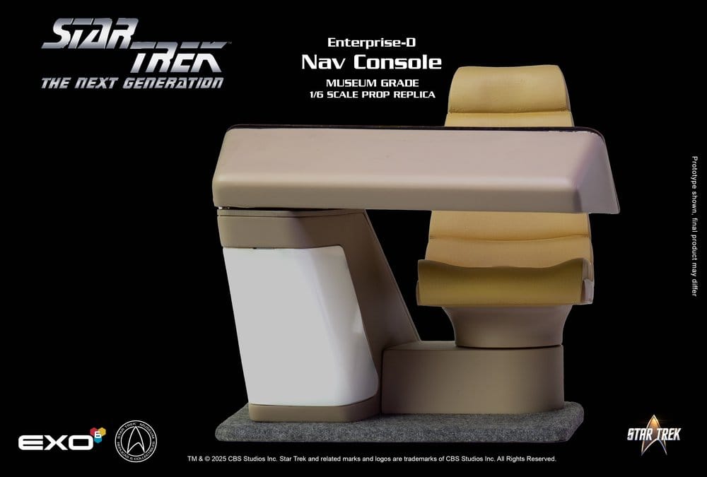 Star Trek: The Next Generation Replik 1/6 Enterprise-D Bridge CONN Console - Preorder - ETA: 28.12.2026