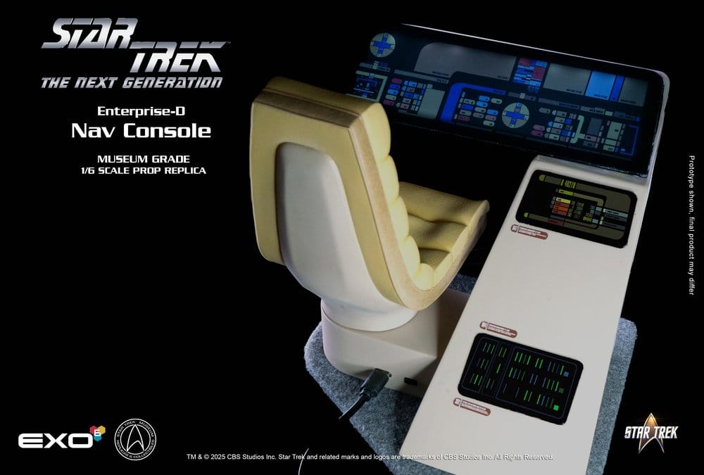 Star Trek: The Next Generation Replik 1/6 Enterprise-D Bridge CONN Console - Preorder - ETA: 28.12.2026