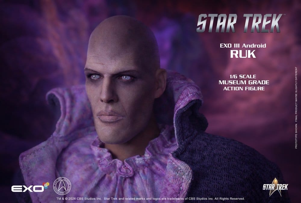 Star Trek: Raumschiff Enterprise Actionfigur 1/6 Ruk EXO III Android 33 cm - Preorder - ETA: 25.02.2027