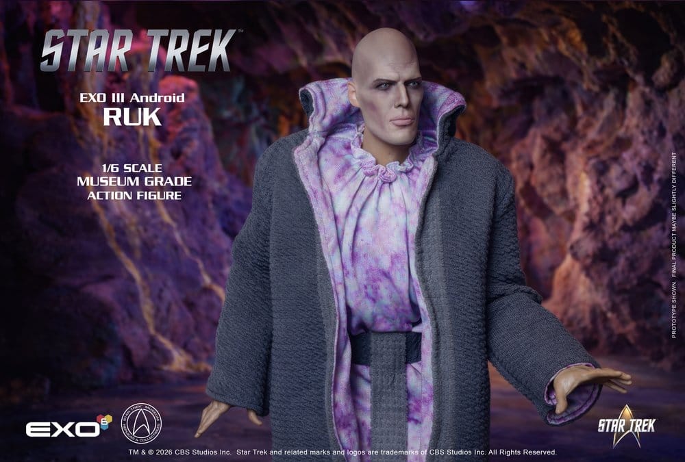 Star Trek: Raumschiff Enterprise Actionfigur 1/6 Ruk EXO III Android 33 cm - Preorder - ETA: 25.02.2027