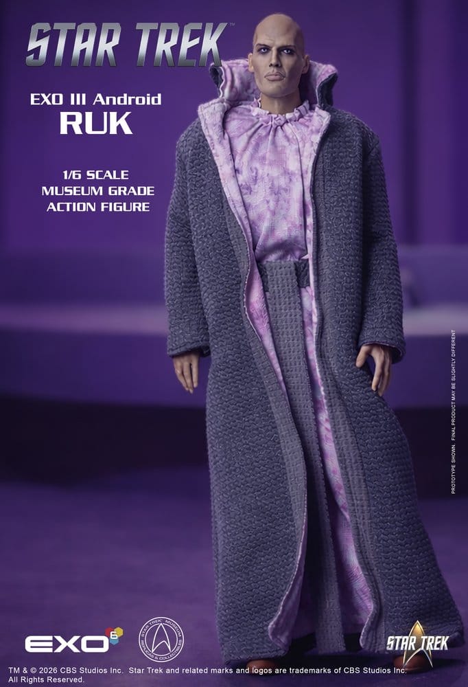 Star Trek: Raumschiff Enterprise Actionfigur 1/6 Ruk EXO III Android 33 cm - Preorder - ETA: 25.02.2027