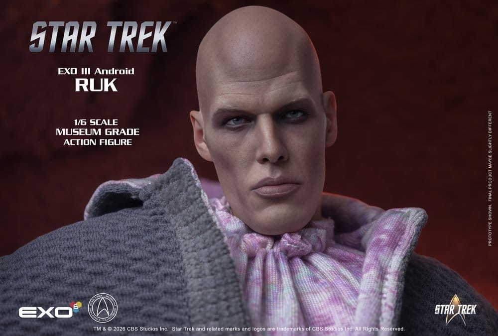 Star Trek: Raumschiff Enterprise Actionfigur 1/6 Ruk EXO III Android 33 cm - Preorder - ETA: 25.02.2027