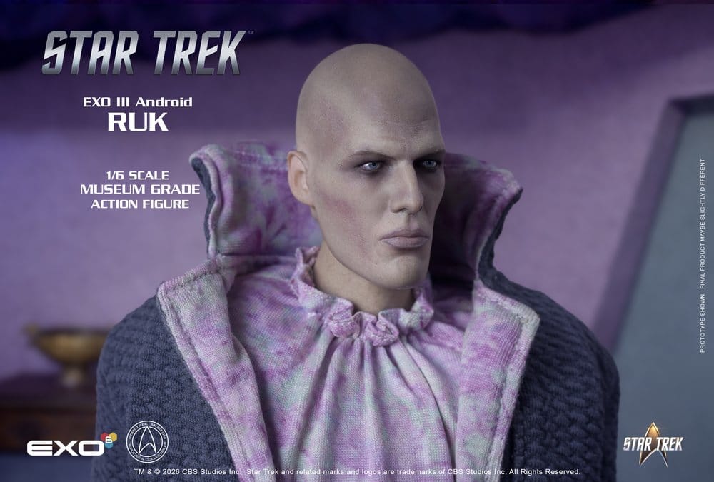 Star Trek: Raumschiff Enterprise Actionfigur 1/6 Ruk EXO III Android 33 cm - Preorder - ETA: 25.02.2027
