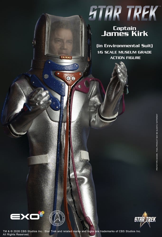 Star Trek: Die Original-Serie Actionfigur 1/6 Captain James T. Kirk (in Environmental Suit) 29 cm - Preorder - ETA: 25.02.2027