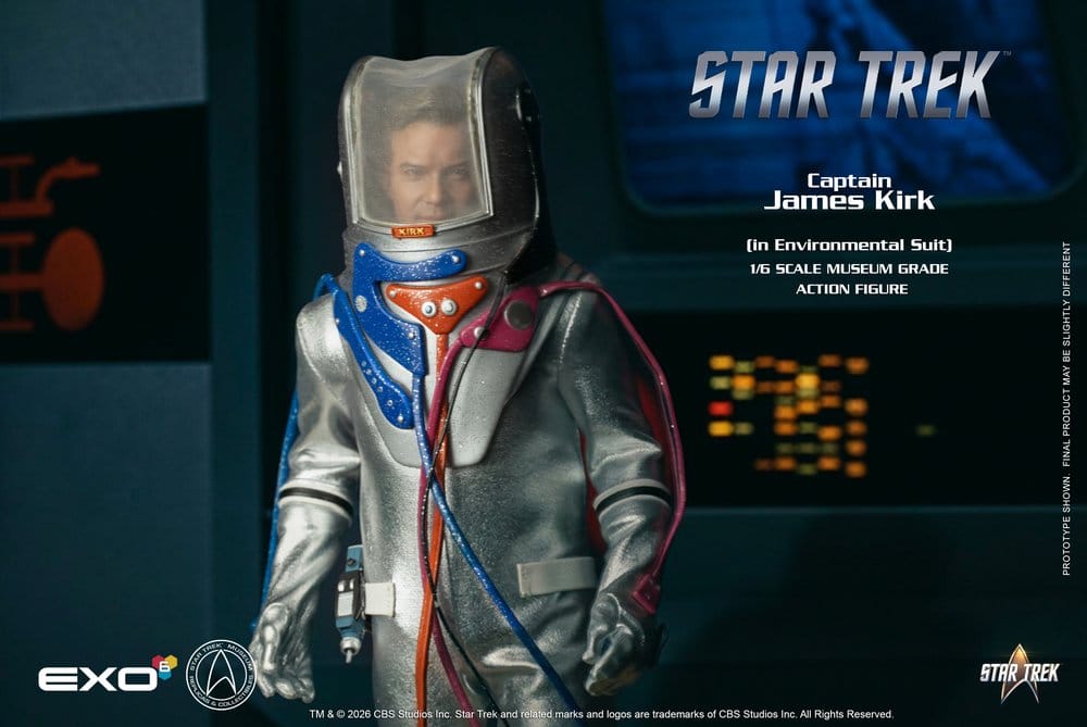 Star Trek: Die Original-Serie Actionfigur 1/6 Captain James T. Kirk (in Environmental Suit) 29 cm - Preorder - ETA: 25.02.2027