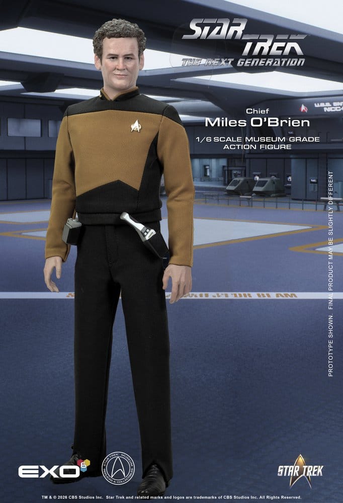 Star Trek: Das nächste Jahrhundert Actionfigur 1/6 Chief Miles O'Brien Essential Version 30 cm - Preorder - ETA: 28.02.2027
