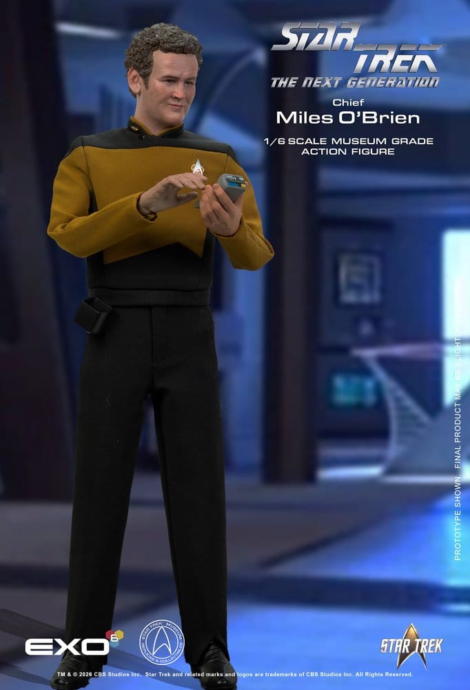 Star Trek: Das nächste Jahrhundert Actionfigur 1/6 Chief Miles O'Brien Essential Version 30 cm - Preorder - ETA: 28.02.2027