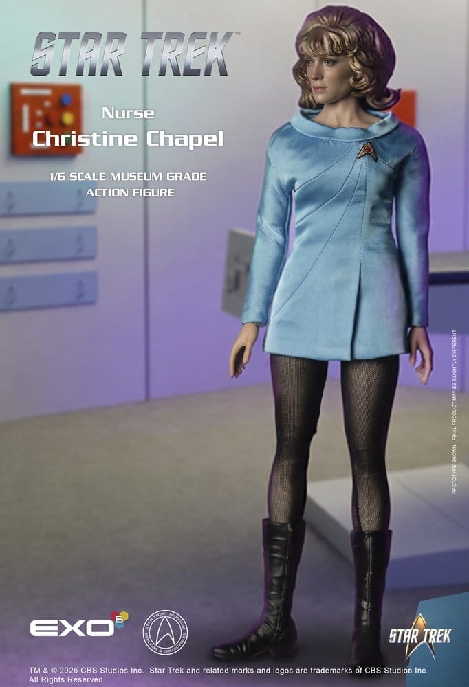 Raumschiff Enterprise Museum Grade Actionfigur 1/6 Nurse Christine Chapel 28 cm - Preorder - ETA: 25.05.2027