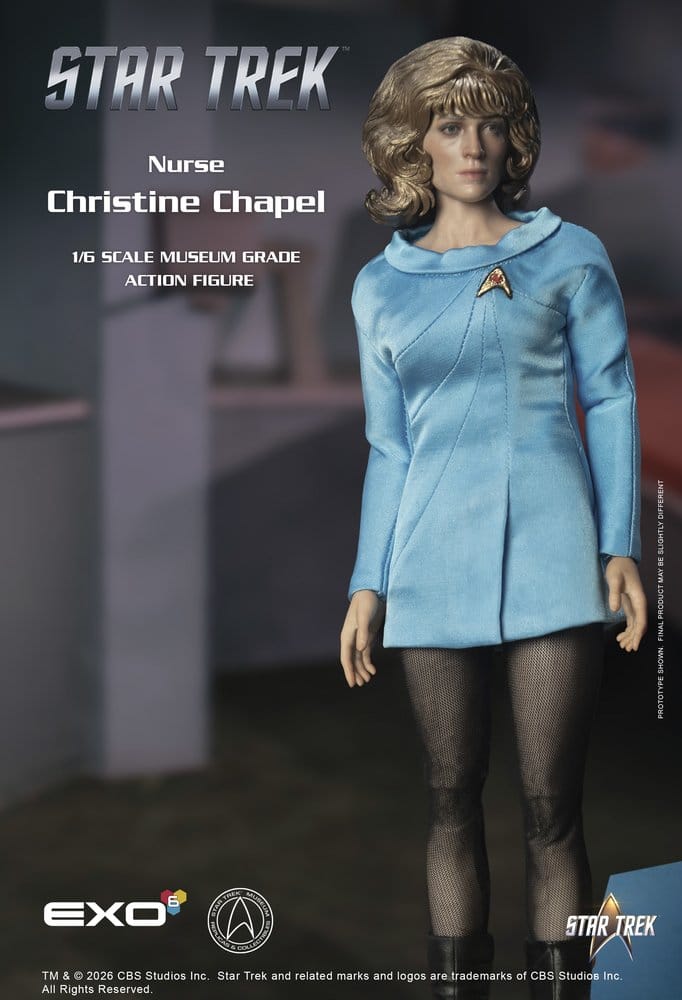 Raumschiff Enterprise Museum Grade Actionfigur 1/6 Nurse Christine Chapel 28 cm - Preorder - ETA: 25.05.2027