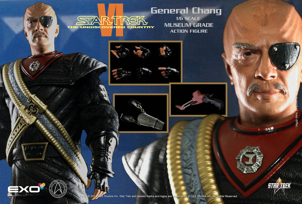 Star Trek VI: Das unentdeckte Land Actionfigur 1/6 General Chang 30 cm - Preorder - ETA: 01.12.2025