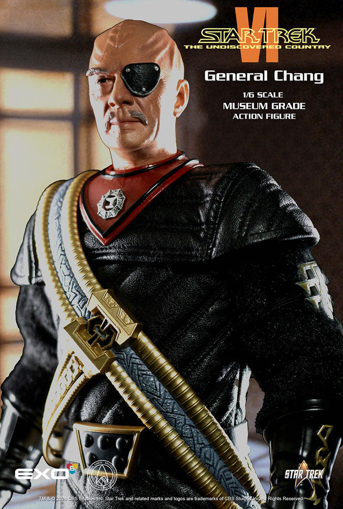 Star Trek VI: Das unentdeckte Land Actionfigur 1/6 General Chang 30 cm - Preorder - ETA: 01.12.2025