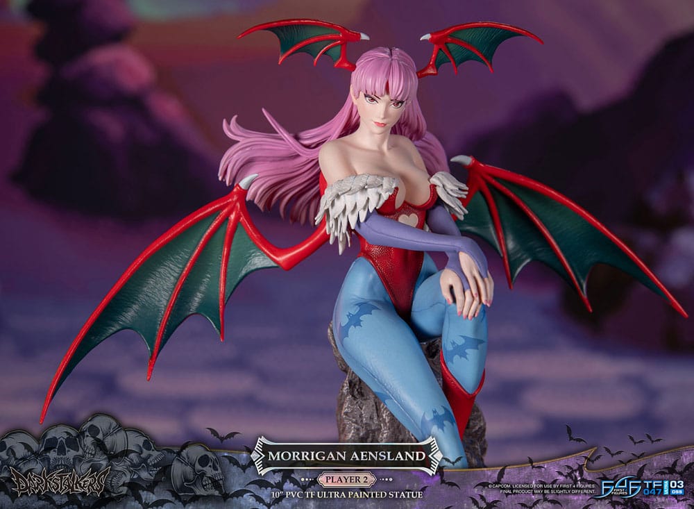Darkstalkers PVC Statue Morrigan Aensland Player 2 Variant 25 cm - Versand: 7 Tage nach Bestellung