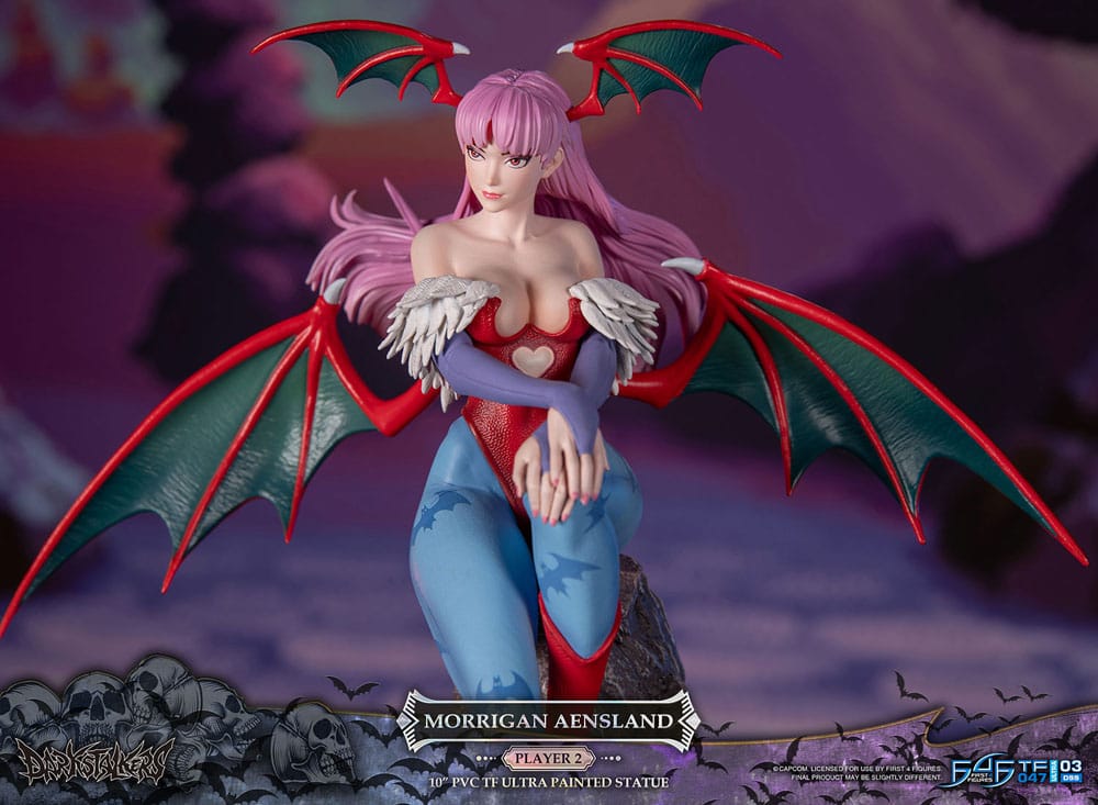 Darkstalkers PVC Statue Morrigan Aensland Player 2 Variant 25 cm - Versand: 7 Tage nach Bestellung