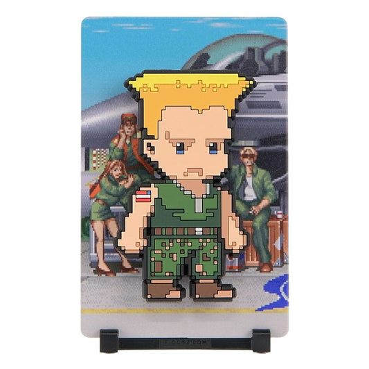 Street Fighter 2 FiGGYZ Magnet-Sammelfigur Guile 11 cm - Versand: 7 Tage nach Bestellung