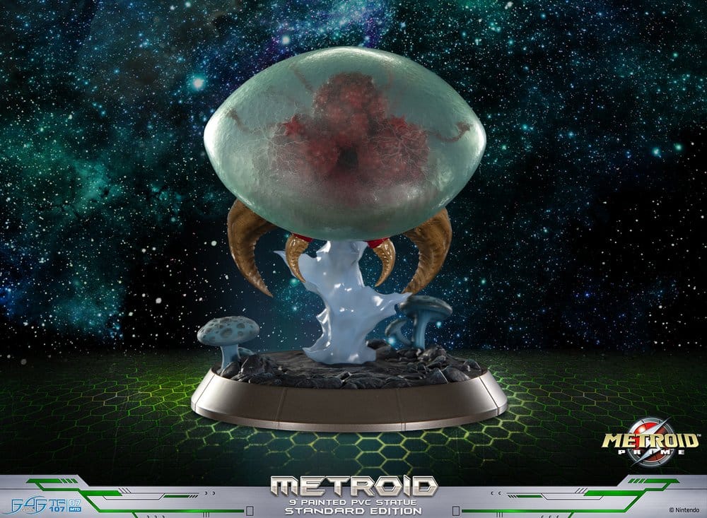 Metroid Prime PVC Figur Metroid (Standard) (Glow in the Dark) 21 cm - Preorder - ETA: 25.05.2027