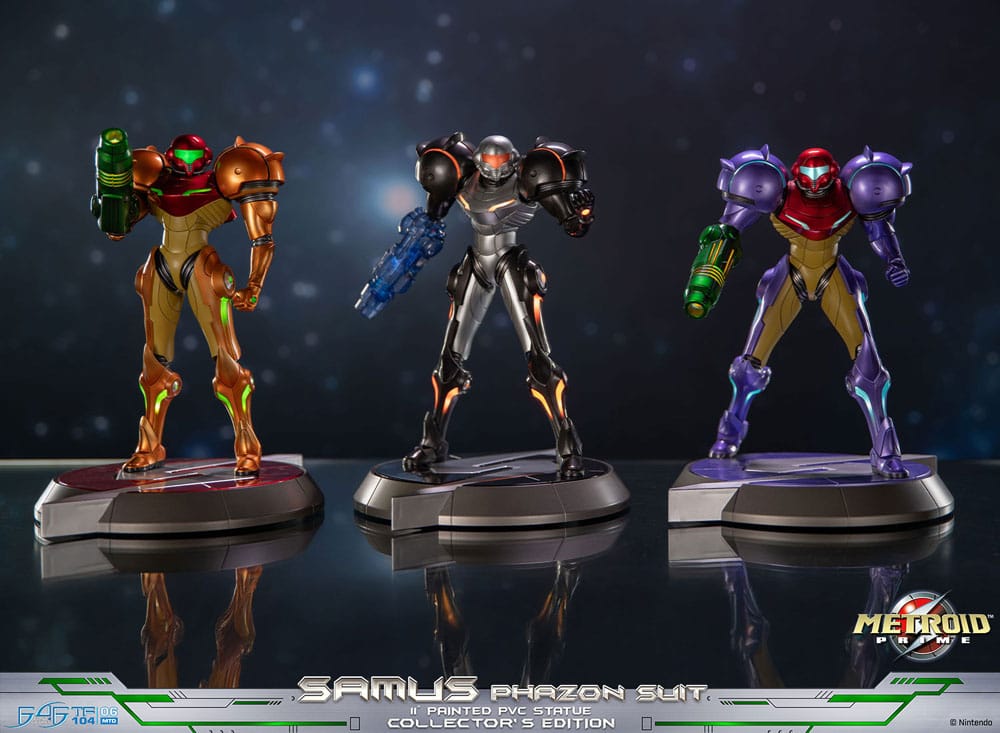 Metroid Prime PVC Statue Samus Phazon Suit Collector´s Edition 28 cm  - Versand: 7 Tage nach Bestellung