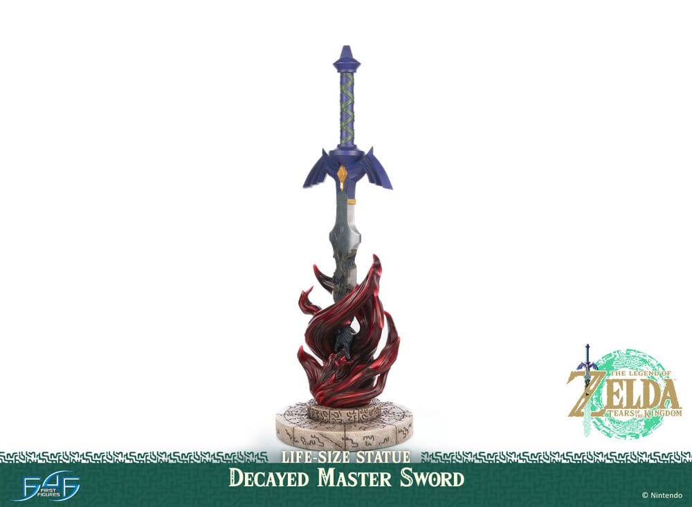 The Legend of Zelda: Tears of the Kingdom Life-Size Statue 1/1 Decayed Master Sword 71 cm - Preorder - ETA: 25.02.2027