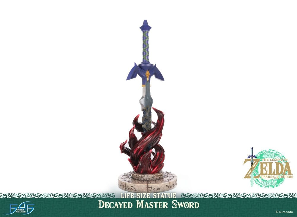 The Legend of Zelda: Tears of the Kingdom Life-Size Statue 1/1 Decayed Master Sword 71 cm - Preorder - ETA: 25.02.2027