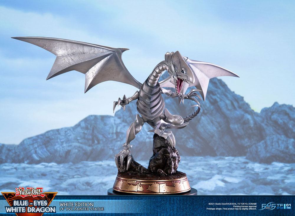 Yu-Gi-Oh! PVC Statue Blue-Eyes White Dragon White Edition 35 cm - Preorder - ETA: 25.10.2026