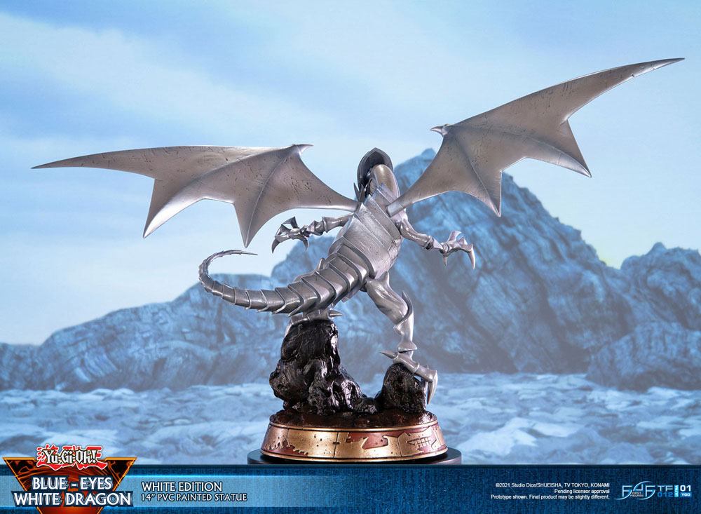 Yu-Gi-Oh! PVC Statue Blue-Eyes White Dragon White Edition 35 cm - Preorder - ETA: 25.10.2026