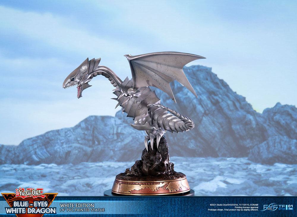 Yu-Gi-Oh! PVC Statue Blue-Eyes White Dragon White Edition 35 cm - Preorder - ETA: 25.10.2026