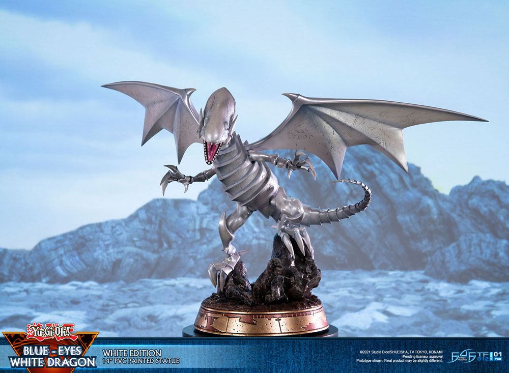 Yu-Gi-Oh! PVC Statue Blue-Eyes White Dragon White Edition 35 cm - Preorder - ETA: 25.10.2026