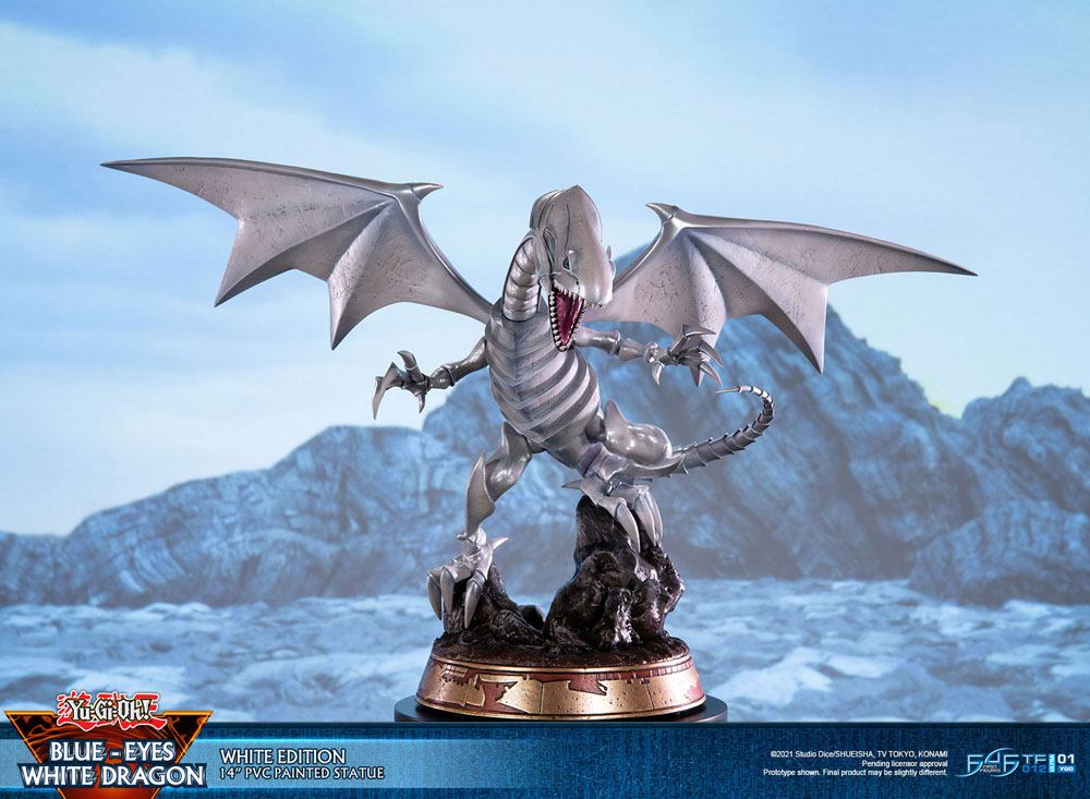 Yu-Gi-Oh! PVC Statue Blue-Eyes White Dragon White Edition 35 cm - Preorder - ETA: 25.10.2026