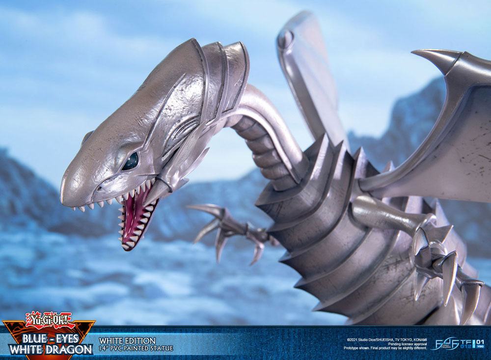Yu-Gi-Oh! PVC Statue Blue-Eyes White Dragon White Edition 35 cm - Preorder - ETA: 25.10.2026