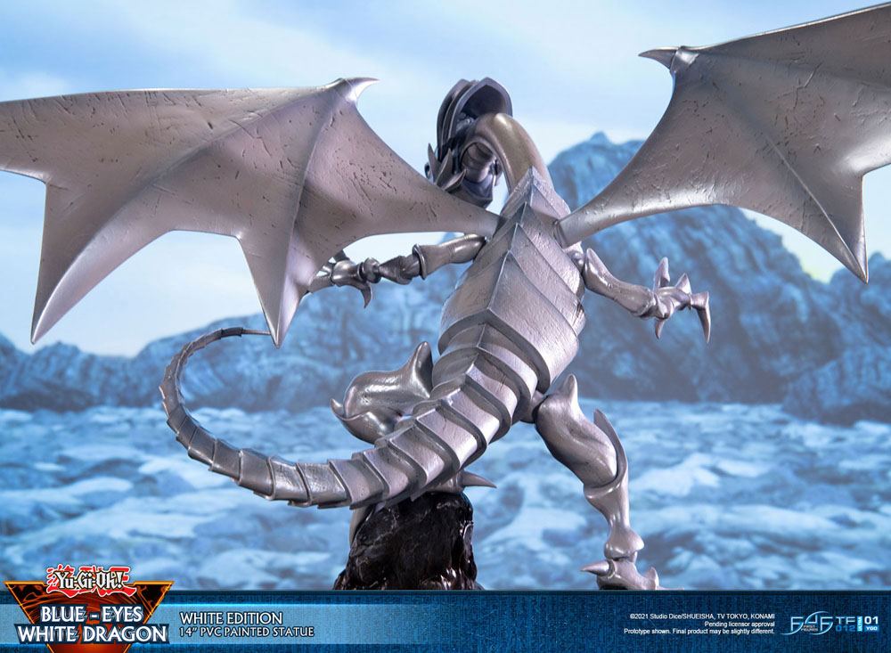 Yu-Gi-Oh! PVC Statue Blue-Eyes White Dragon White Edition 35 cm - Preorder - ETA: 25.10.2026