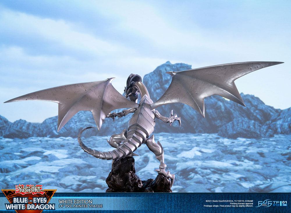 Yu-Gi-Oh! PVC Statue Blue-Eyes White Dragon White Edition 35 cm - Preorder - ETA: 25.10.2026