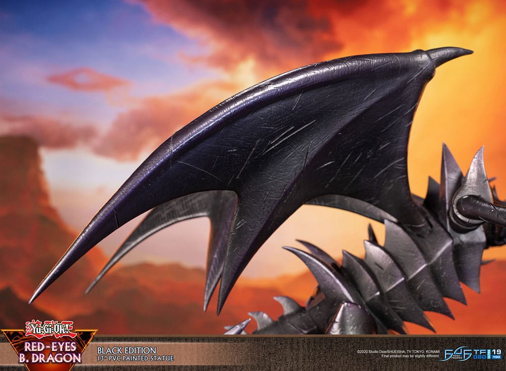 Yu-Gi-Oh! PVC Statue Red-Eyes B. Dragon Black Colour 33 cm - Preorder - ETA: Mitte 02.2025