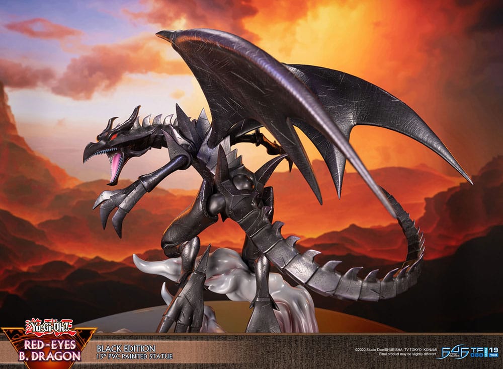 Yu-Gi-Oh! PVC Statue Red-Eyes B. Dragon Black Colour 33 cm - Preorder - ETA: Mitte 02.2025