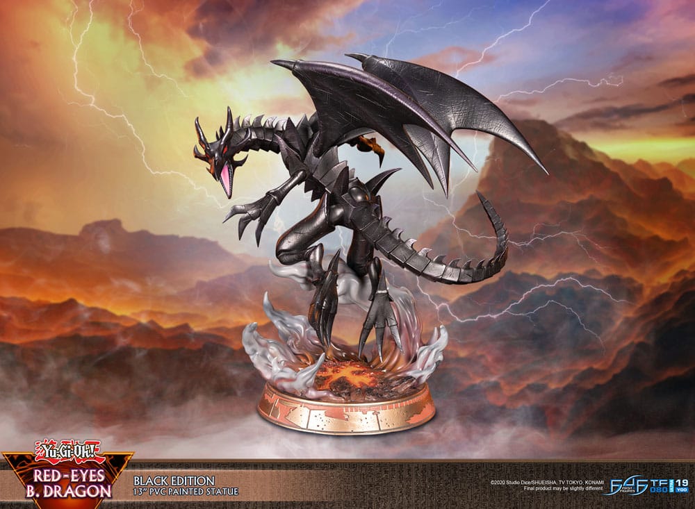 Yu-Gi-Oh! PVC Statue Red-Eyes B. Dragon Black Colour 33 cm - Preorder - ETA: Mitte 02.2025