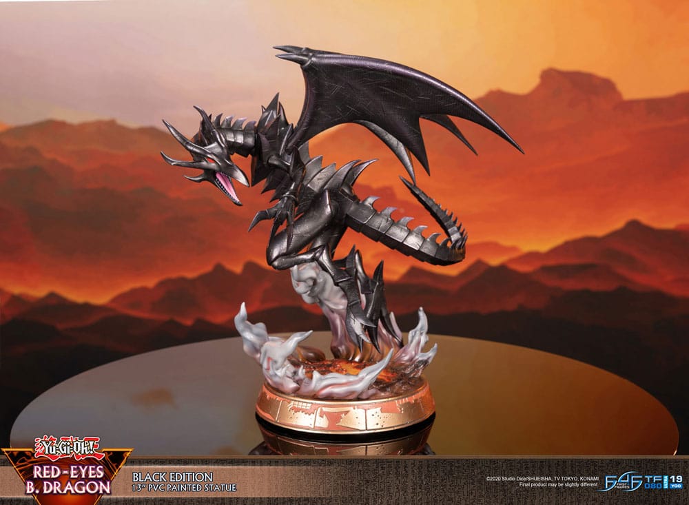 Yu-Gi-Oh! PVC Statue Red-Eyes B. Dragon Black Colour 33 cm - Preorder - ETA: Mitte 02.2025