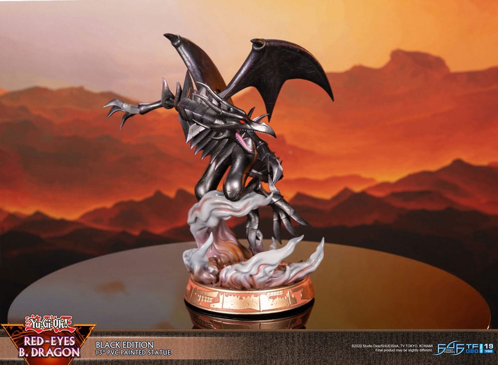 Yu-Gi-Oh! PVC Statue Red-Eyes B. Dragon Black Colour 33 cm - Preorder - ETA: Mitte 02.2025