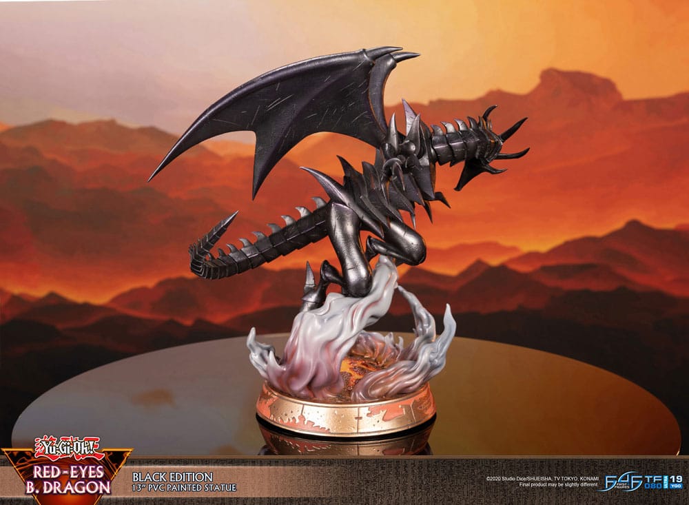 Yu-Gi-Oh! PVC Statue Red-Eyes B. Dragon Black Colour 33 cm - Preorder - ETA: Mitte 02.2025