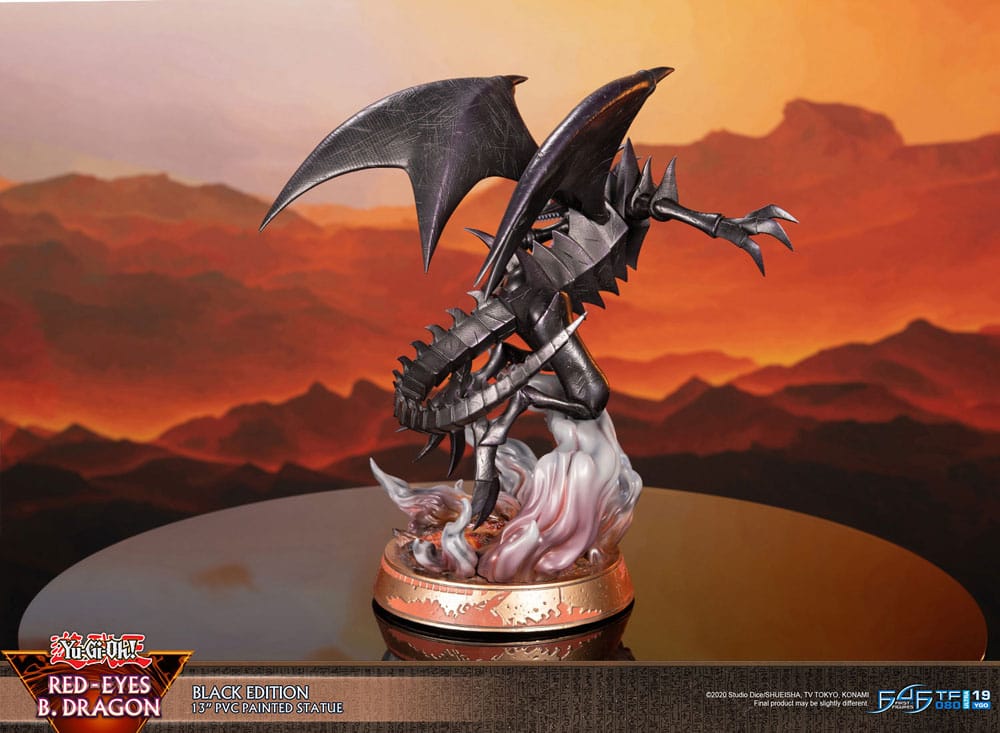 Yu-Gi-Oh! PVC Statue Red-Eyes B. Dragon Black Colour 33 cm - Preorder - ETA: Mitte 02.2025