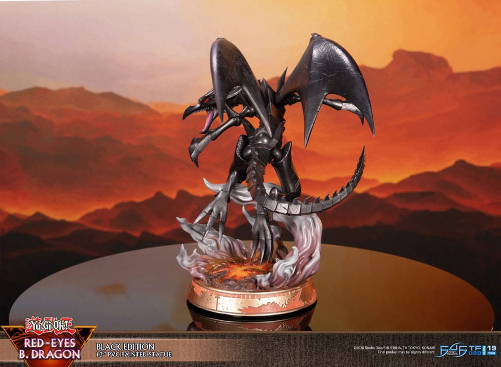 Yu-Gi-Oh! PVC Statue Red-Eyes B. Dragon Black Colour 33 cm - Preorder - ETA: Mitte 02.2025