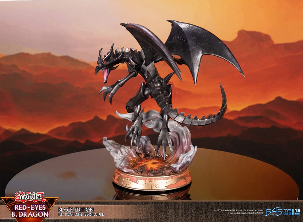 Yu-Gi-Oh! PVC Statue Red-Eyes B. Dragon Black Colour 33 cm - Preorder - ETA: Mitte 02.2025