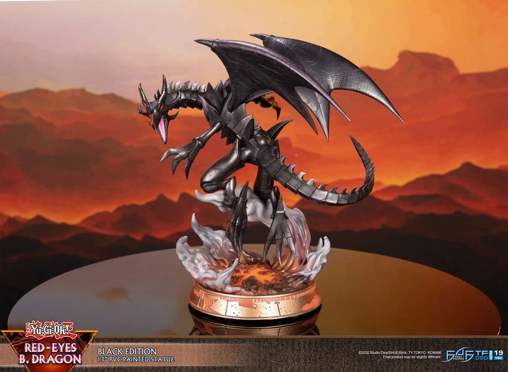 Yu-Gi-Oh! PVC Statue Red-Eyes B. Dragon Black Colour 33 cm - Preorder - ETA: Mitte 02.2025