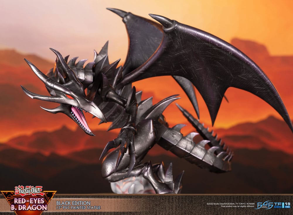 Yu-Gi-Oh! PVC Statue Red-Eyes B. Dragon Black Colour 33 cm - Preorder - ETA: Mitte 02.2025