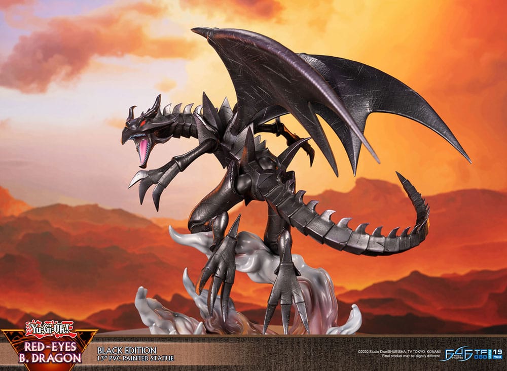 Yu-Gi-Oh! PVC Statue Red-Eyes B. Dragon Black Colour 33 cm - Preorder - ETA: Mitte 02.2025