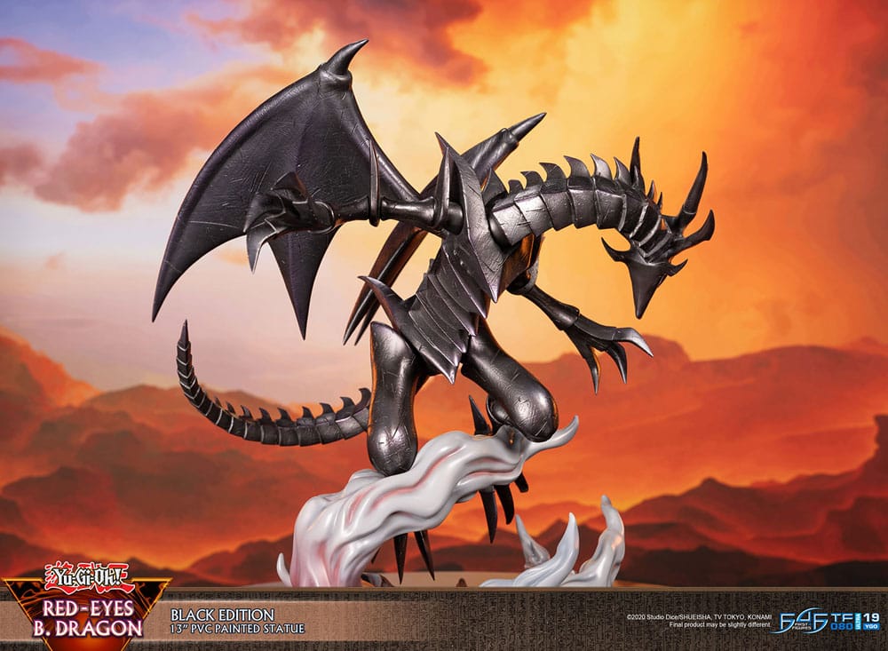 Yu-Gi-Oh! PVC Statue Red-Eyes B. Dragon Black Colour 33 cm - Preorder - ETA: Mitte 02.2025