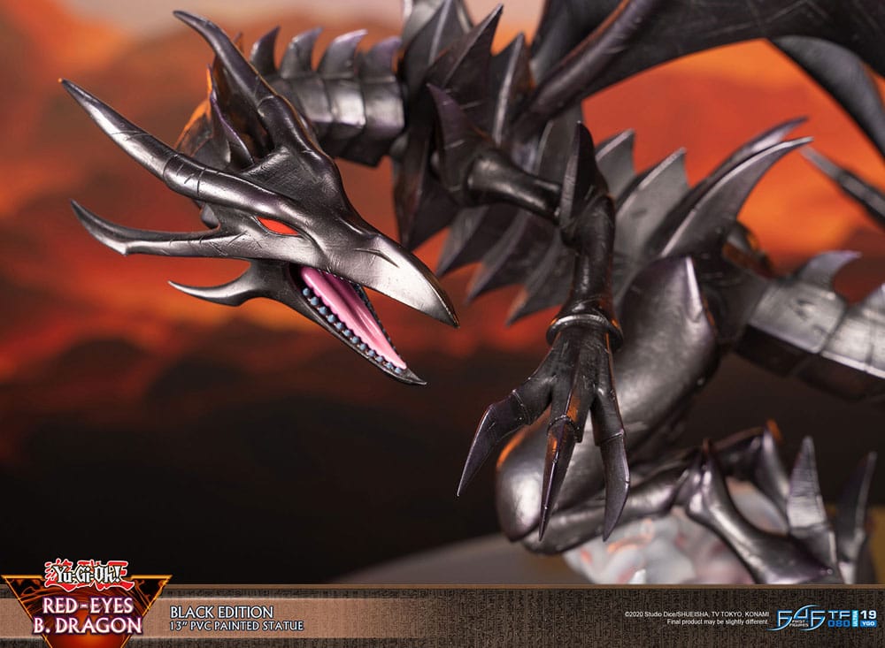 Yu-Gi-Oh! PVC Statue Red-Eyes B. Dragon Black Colour 33 cm - Preorder - ETA: Mitte 02.2025